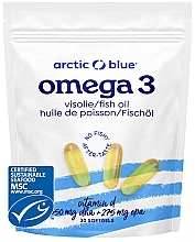 Парфумерія, косметика Харчова добавка "Omega 3 DHA та EPA з вітаміном D" у капсулах - Arctic Blue Omega 3 Fish Oil With DHA And EPA With Vitamin D3