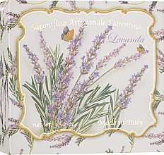 Натуральное мыло "Лаванда" - Saponificio Artigianale Fiorentino Lavender Soap — фото N1