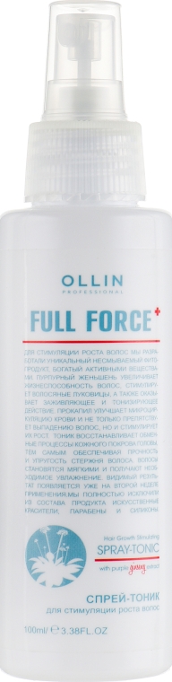 Спрей-тоник для стимуляции роста волос - Ollin Professional Full Force Spray-Tonic