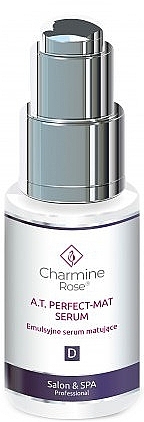 Матувальна емульсійна сироватка для обличчя - Charmine Rose A.T. Perfect-Mat Serum — фото N1