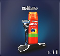 Парфумерія, косметика УЦЕНКА Набір - Gillette Fusion5 ProShield Chill (razor/1psd + tr/case + sh/gel/200ml) *