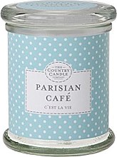 Парфумерія, косметика Ароматична свічка у скляній банці - The Country Candle Company Polkadot Morello Parisian Cafe