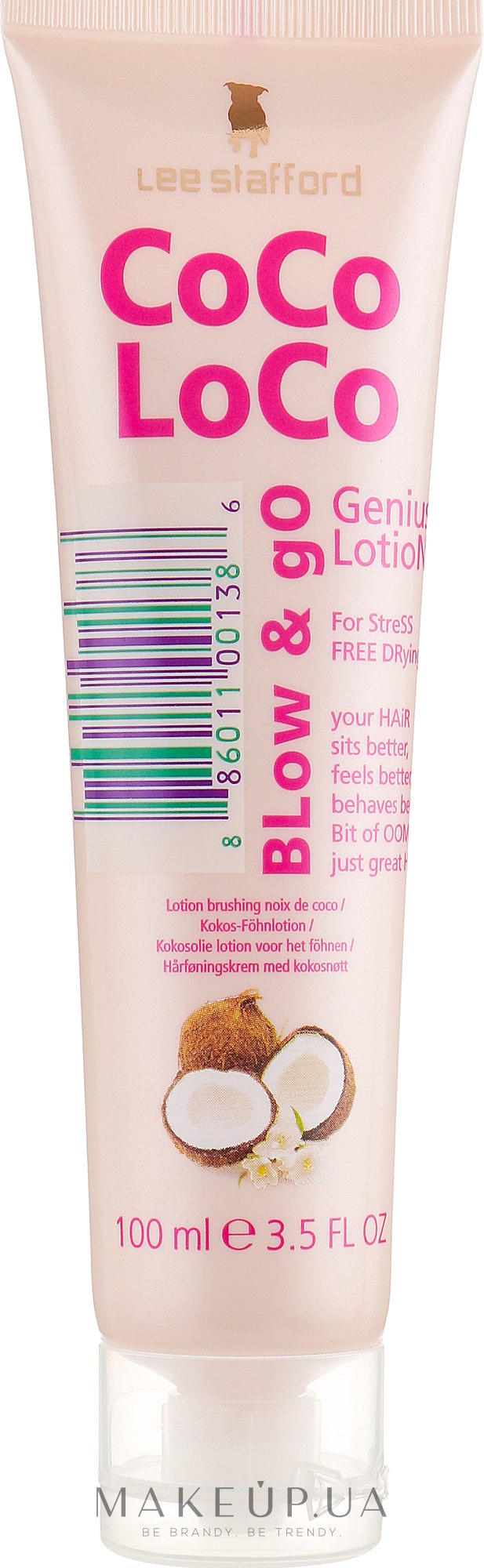 Средство для укладки волос - Lee Stafford Coco Loco Blow&Go Genius Lotion — фото 100ml