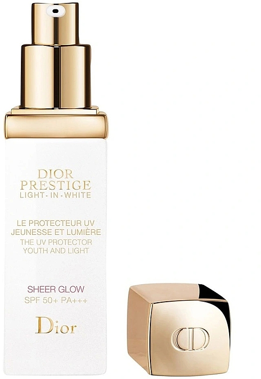 Засіб для захисту сяйва та молодості шкіри - Dior Prestige Light-In-White Sheer Glow SPF 50+ PA+++ — фото N1