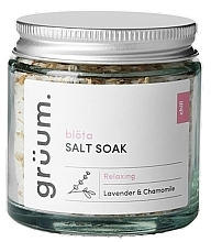 Парфумерія, косметика Сіль для ванн з лавандою та ромашкою - Gruum Salt Soak Lavender And Chamomile