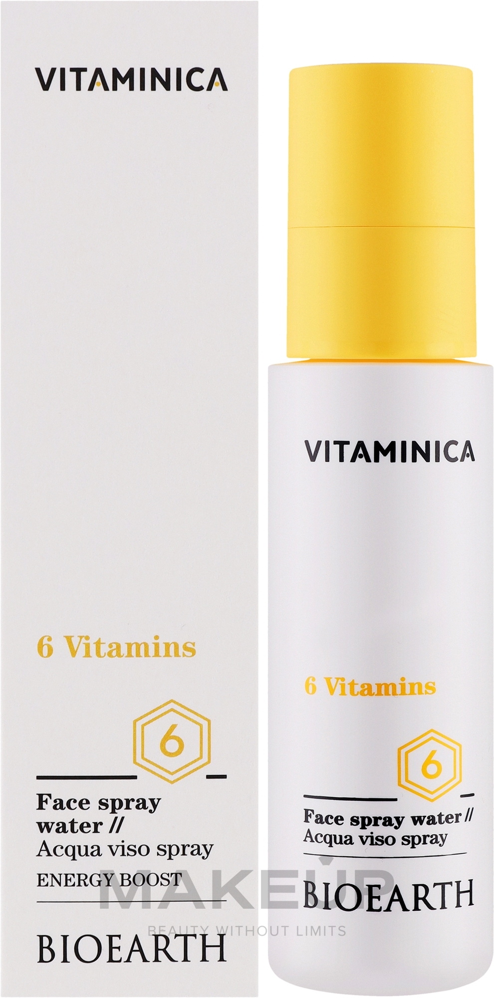 Спрей для лица - Bioearth Vitaminica 6 Vitamins Face Spray Water — фото 100ml