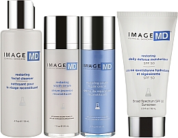 Базовый набор - Image Skincare MD Skincare System (f/gel/118ml + serum/30ml + f/cream/30ml + d/f/cream/50ml) — фото N2