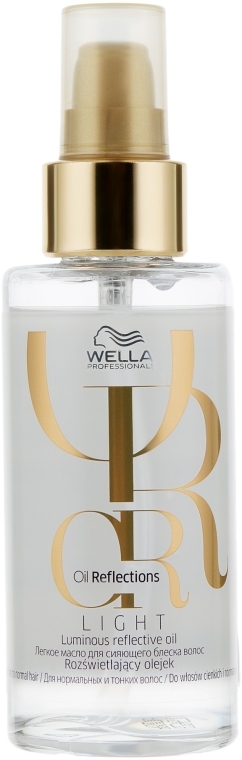 Легкое масло для сияющего блеска волос - Wella Professionals Oil Reflection Light