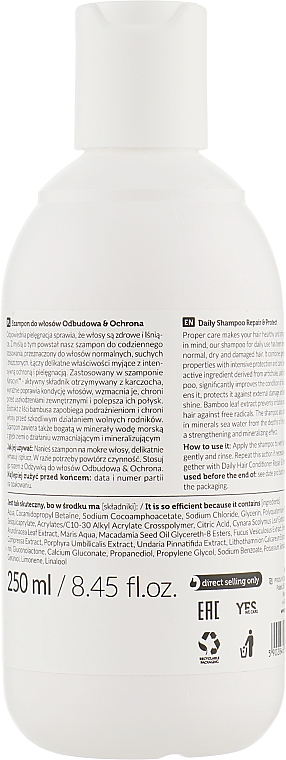 Шампунь для волос "Восстановление и Защита" - Prouve Daily Shampoo Repair & Protect — фото N2