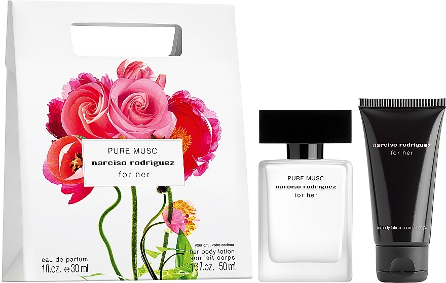 Narciso Rodriguez For Her Pure Musc - Набор (edp/30ml + b/lot/50ml)  — фото N1