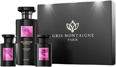 Gris Montaigne Paris Mya Belle - Набор (edp/75 ml + sh/gel/650 ml + oil/75 ml) — фото N1