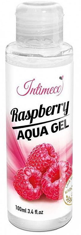 Гель-змазка на водній основі, малинова - Intimeco Raspberry Aqua Gel — фото N1