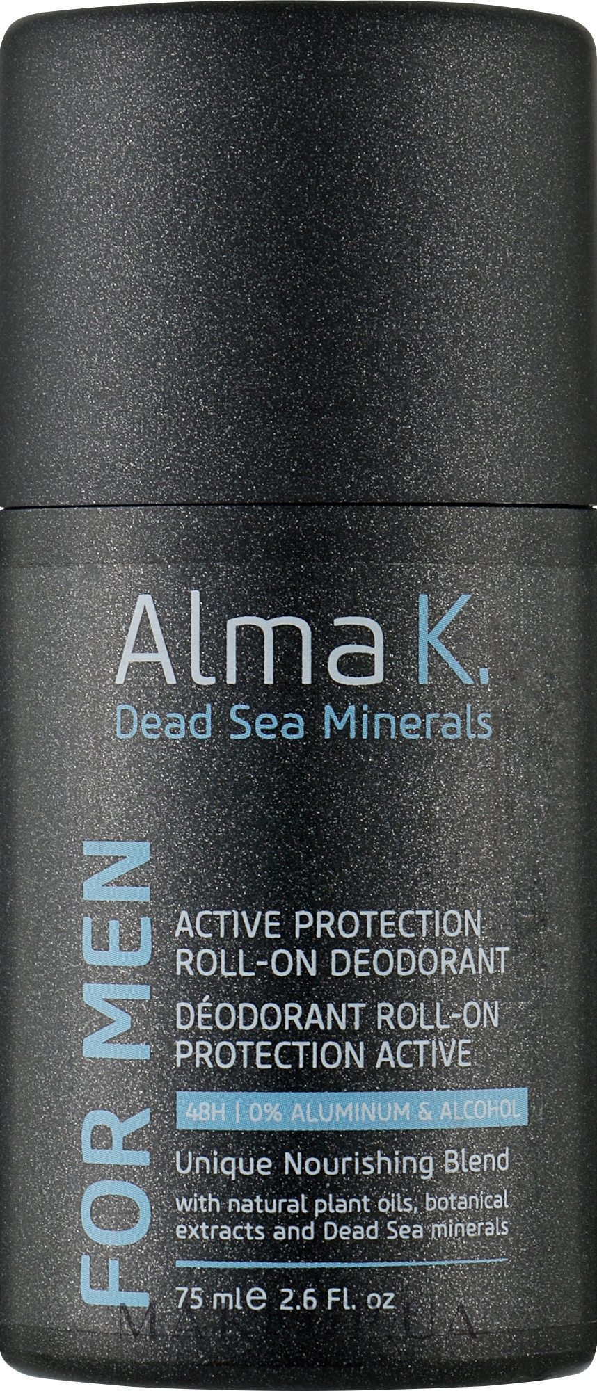 Дезодорант кульковий   - Alma К. Active Protection Roll-On Deodorant — фото 75ml