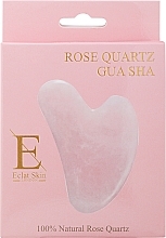 Масажер-шкребок для обличчя "Гуа Ша", рожевий кварц - Eclat Skin London Rose Quartz Gua Sha — фото N2