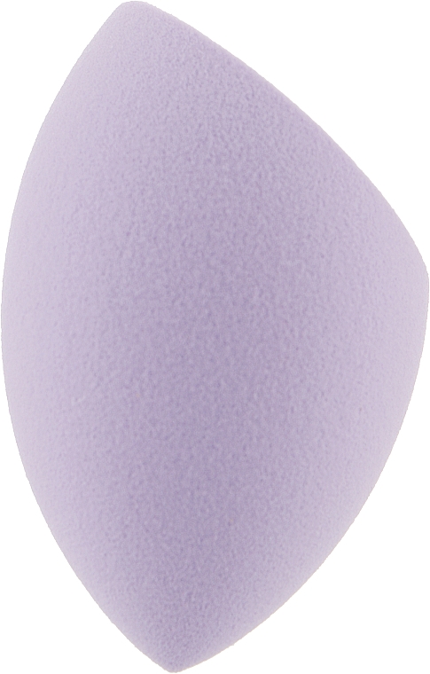 Спонж для макіяжу з плоским зрізом, фіолетовий - Ilu Sponge Olive Cut Purple — фото N1