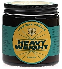 Восковая помада для волос - RareCraft Icon Wax Pomade HeavyWeight  — фото N1