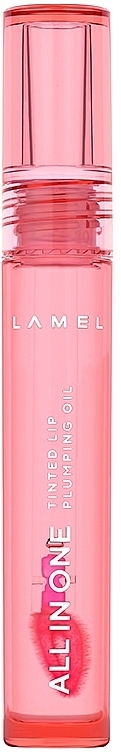 Масло-тинт для губ - LAMEL Make Up All in One Lip Tinted Plumping Oil — фото N6