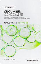 Духи, Парфюмерия, косметика УЦЕНКА Тканевая маска для лица - The Face Shop Real Nature Cucumber Face Mask *