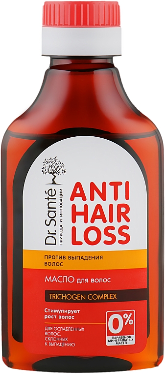 Масло для ослабленого і схильного до випадіння волосся - Dr.Sante Anti Hair Loss Oil — фото N1