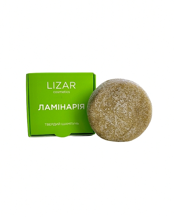 Твердый шампунь "Ламинария" - Lizar Solid Shampoo