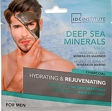 Увлажняющая и омолаживающая маска для мужчин - IDC Institute Deep Sea Minerals Hydrating & Rejuvenating Mask for Men — фото N1