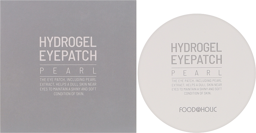 Патчі під очі з екстрактом перлів - Food a Holic Hydrogel Eyepatch Pearl — фото N2