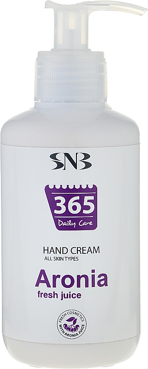 Крем для рук із соком аронії - SNB Professional 365 Aronia Hand Cream — фото N3