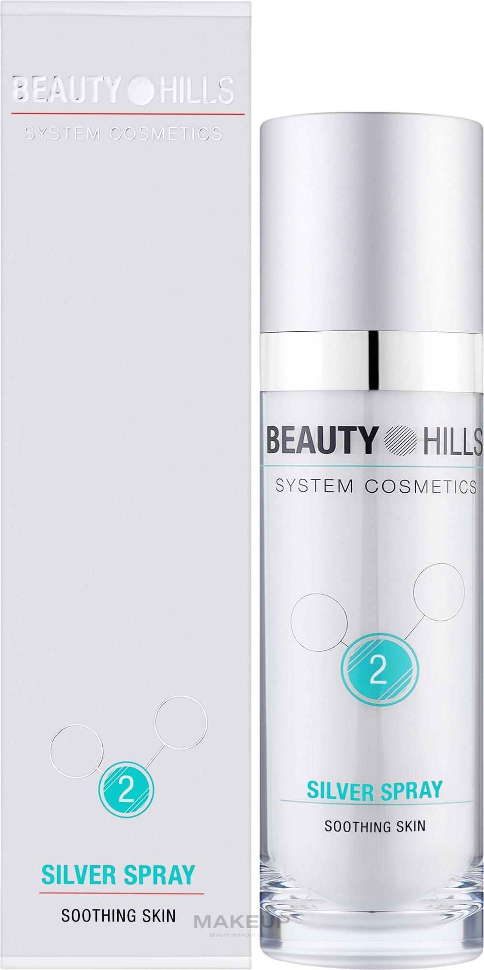 УЦІНКА Спрей для чутливої шкіри обличчя - Beauty Hills Silver Spray 2 Soothing Skin * — фото 120ml