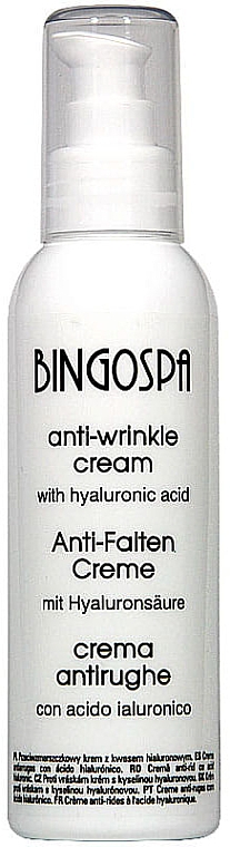 Крем против морщин с гиалуроновой кислотой - BingoSpa Face Cream — фото N1