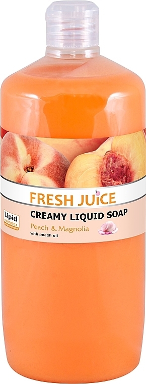 Крем-мыло с персиковым маслом "Персик и магнолия" - Fresh Juice Peach & Magnolia