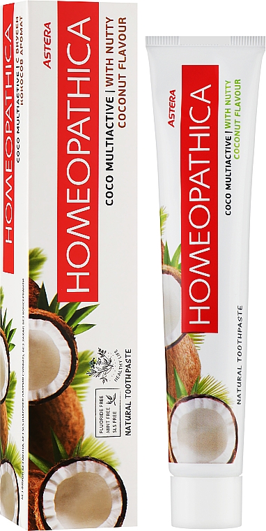 Зубна паста з ароматом кокоса - Astera Homeopathica Coco Multiactive — фото N2