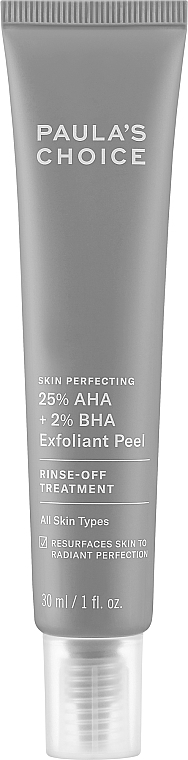 Ніжний пілінг для розгладження зморшок - Paula's Choice Skin Perfecting 25% AHA + 2% BHA Exfoliant Peel — фото N1