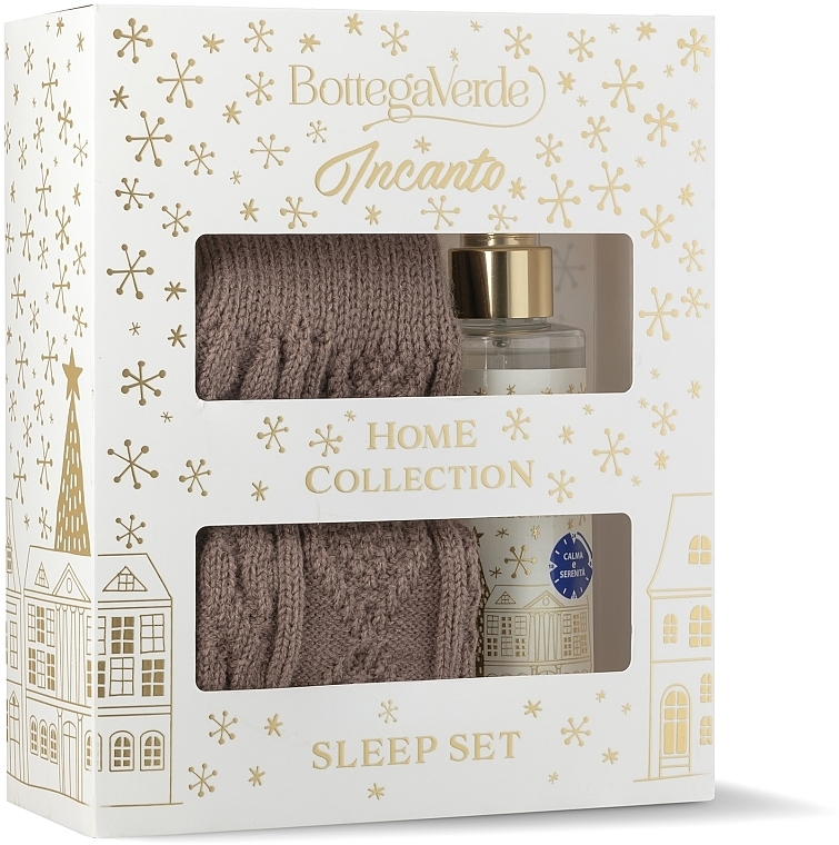 Набор - Bottega Verde Incanto Home Collection Sleep Set (textile/spray/150ml + socks) — фото N1