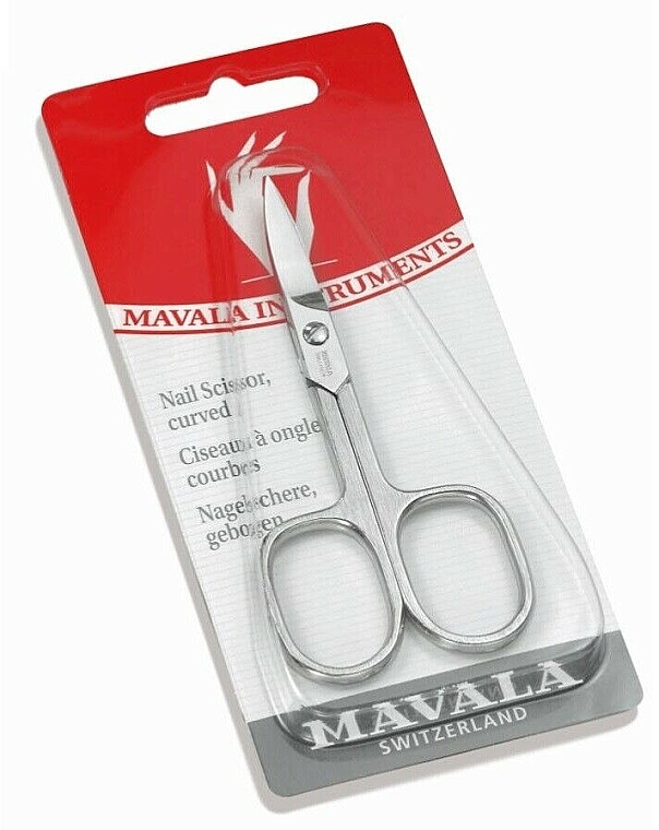 Ножиці для нігтів, вигнуті - Mavala Manicure Curved Nail Scissors — фото N1
