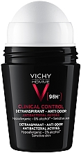 Кульковий антиперспірант для чоловіків проти надмірного потовиділення та запаху, 96 годин захисту - Vichy Homme Clinical Control Deperspirant 96h — фото N2