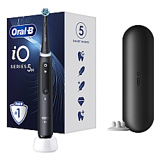 Електрична зубна щітка, матова чорна - Oral-B iO Series 5 — фото N1