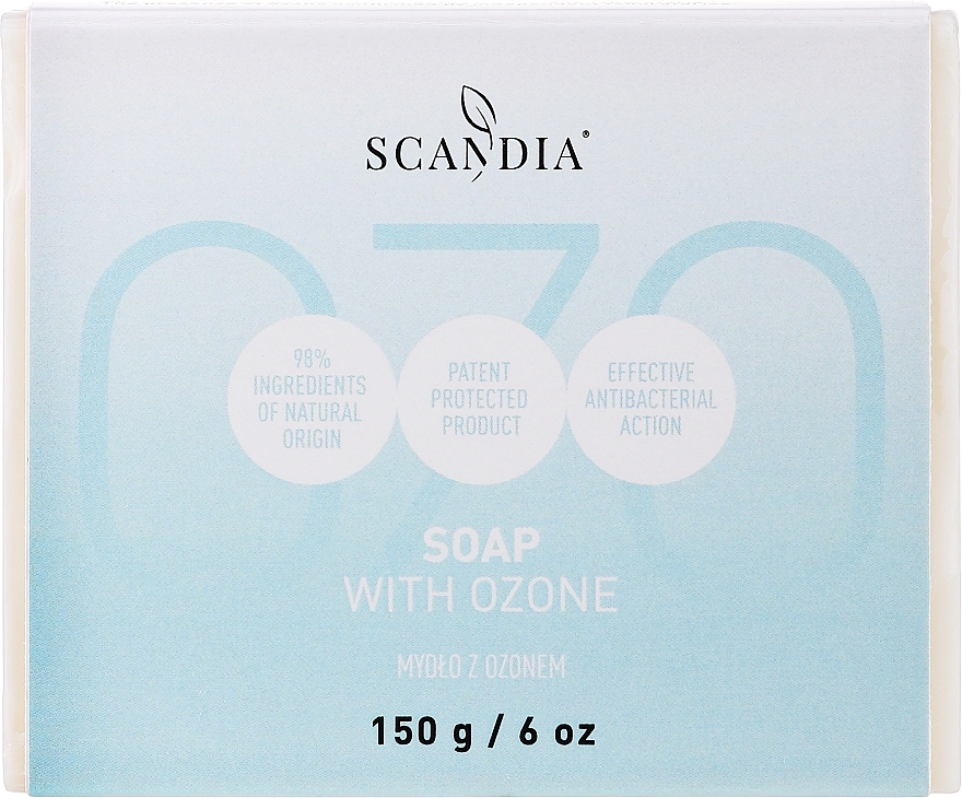 Мило з активним озоном - Scandia Cosmetics Ozo Soap With Ozone — фото N1