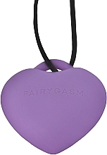 Мини-вибратор, ожерелье, фиолетовый - Fairygasm PleasureStone — фото N2