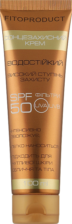 Крем для тела солнцезащитный SPF-50 - Fito Product 