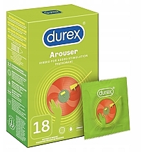 Духи, Парфюмерия, косметика Презервативы ребристые, 18 шт - Durex Arouser 