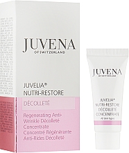 Парфумерія, косметика Живильний омолоджувальний концентрат для шиї і декольте - Juvena Juvelia Nutri Restore Decollete Concentrate (пробник)	