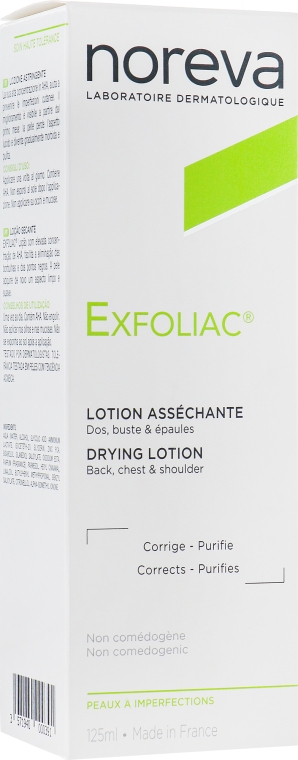 Лосьон для лица и тела - Noreva Laboratoires Exfoliac Drying Lotion