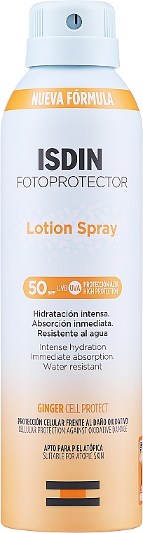 Спрей сонцезахисний SPF 50 - Isdin Fotoprotector Lotion Spray Spf 50 — фото N1