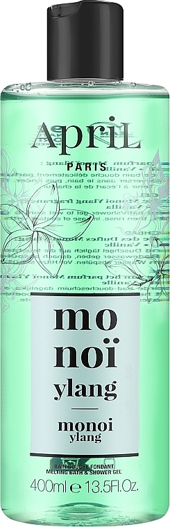 Гель для душу "Моной та іланг" - April Monoi Ylang Melting Bath & Shower Gel — фото N1