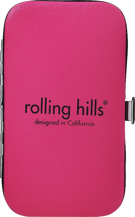 Маникюрный набор, 8 предметов, розовый - Rolling Hills Manicure Set  — фото N3