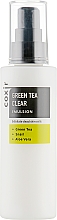 Эмульсия для лица - Coxir Green Tea BHA Clear Emulsion — фото N2
