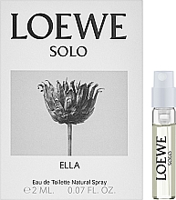 Духи, Парфюмерия, косметика Loewe Solo Loewe Ella - Парфюмированная вода (пробник)