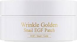 Гидрогелевые патчи под глаза с золотом и муцином - The Skin House Wrinkle Golden Snail EGF Patch — фото N2