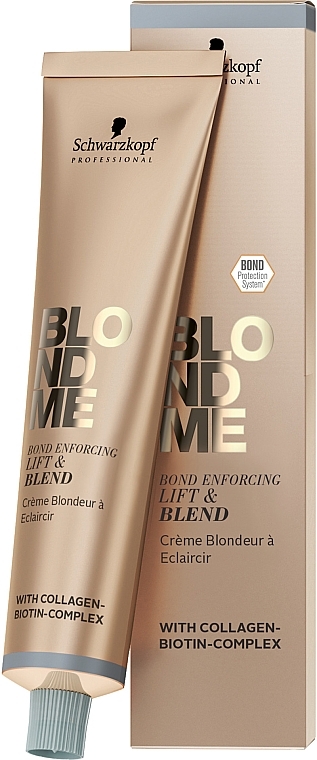 Бондинг-крем для светлых зрелых волос - Schwarzkopf Professional Blondme Lift & Blend — фото N2