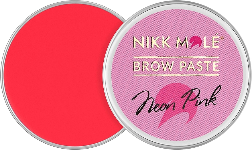 Паста для брів - Nikk Mole Neon Pink Brow Paste — фото N1